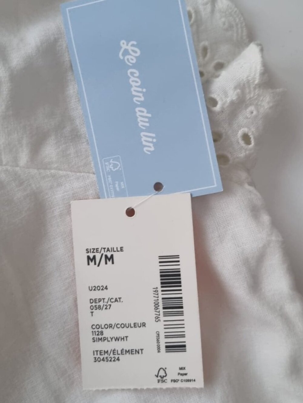 Gymboree White Linen-Cotton Eyelet Dress - Picture 6 of 9